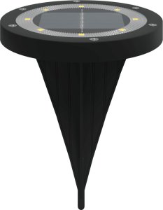 Kinkiet vidaXL Solarne lampki gruntowe, z kolcami, 12 szt., ciepłe białe 4