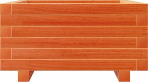 vidaXL Donica ogrodowa, woskowy brąz, 50x50x26,5 cm, drewno sosnowe 5