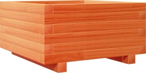 vidaXL Donica ogrodowa, woskowy brąz, 50x50x26,5 cm, drewno sosnowe 7