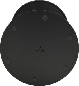 vidaXL Stolik ogrodowy, okrągły, czarny, 50x72 cm, stalowy 6