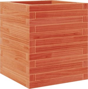 vidaXL Donica ogrodowa, woskowy brąz, 40x40x46 cm, lite drewno sosnowe 7
