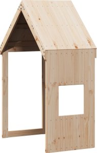 vidaXL Łóżko na antresoli, z drabiną i dachem, 90x190 cm, sosna 6
