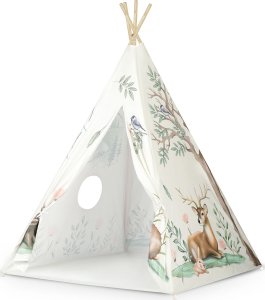 Ricokids Namiot tipi dla dzieci, Nukido, 114x114x165 cm, beżowy 1