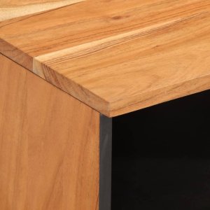 vidaXL Szafki nocne, 2 szt., 40x34x46 cm, lite drewno akacjowe 7