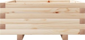 vidaXL Donica ogrodowa, 60x60x26,5 cm, lite drewno sosnowe 5