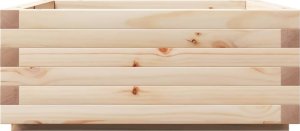 vidaXL Donica ogrodowa, 60x60x26,5 cm, lite drewno sosnowe 6