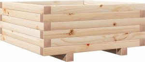 vidaXL Donica ogrodowa, 60x60x26,5 cm, lite drewno sosnowe 7