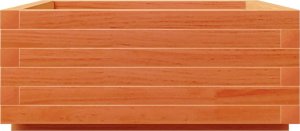 vidaXL Donica ogrodowa, woskowy brąz, 60x60x26,5 cm, drewno sosnowe 6