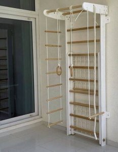 Małpiszon Drabinka gimnastyczna drewniana Winner 5