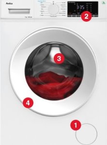Pralka Amica Pralka WA5S714ALiSH 4