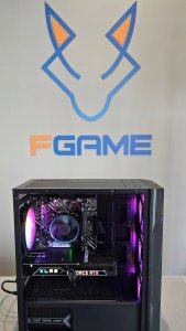 Komputer FOXKOMPUTER NAJLEPSZY GAMINGOWY FGAME _i5 12400 _32GB _RTX 4060 _SSD 1TB M2_ 4xRGB_WIFI 2
