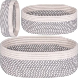 Iteams4Now Organizer do przechowywania boho zestaw 3 szt premium koszyk na kosmetyki zabawki do łazienki kosz 3