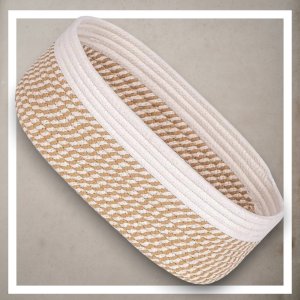 Iteams4Now Organizer do przechowywania boho zestaw 3 szt premium koszyk na kosmetyki zabawki do łazienki kosz 6