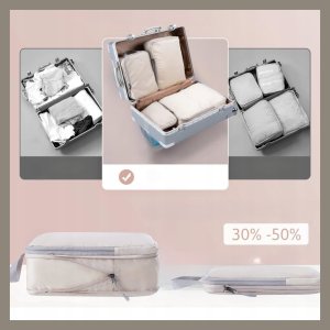 Iteams4Now Organizer kompresyjny do pakowania walizki podróżne torby zestaw 3 szt 8