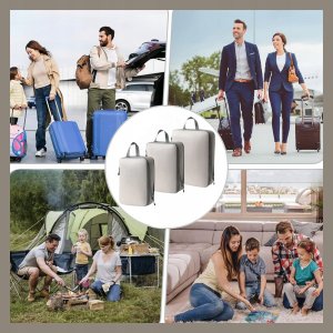 Iteams4Now Organizer kompresyjny do pakowania walizki podróżne torby zestaw 3 szt 9