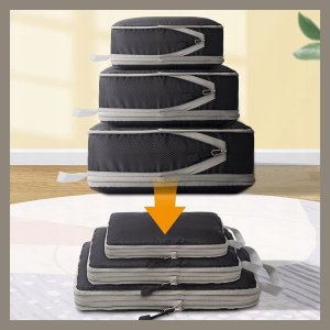 Iteams4Now Organizer kompresyjny do pakowania walizki podróżnej torby zestaw 3 szt 2