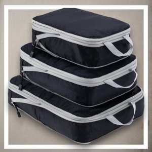 Iteams4Now Organizer kompresyjny do pakowania walizki podróżnej torby zestaw 3 szt 3