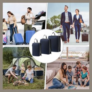 Iteams4Now Organizer kompresyjny do pakowania walizki podróżnej torby Zestaw 3 szt 10