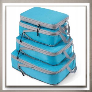 Iteams4Now Organizer kompresyjny do pakowania walizki podróżnej torby zestaw 3 szt 3