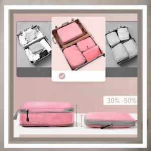 Iteams4Now Organizer kompresyjny do pakowania walizki podróżnej torby zestaw 3 szt 4