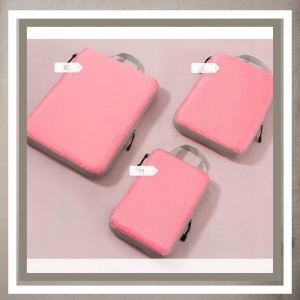 Iteams4Now Organizer kompresyjny do pakowania walizki podróżnej torby zestaw 3 szt 10