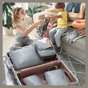 Iteams4Now Organizer kompresyjny do pakowania walizki podróżnej torby zestaw 3 szt 3