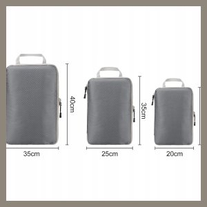 Iteams4Now Organizer kompresyjny do pakowania walizki podróżnej torby zestaw 3 szt 6