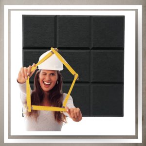 Iteams4Now Panele ścienne filcowe 3d kwadrat zagłówek samoprzylepne akustyczne soft 2