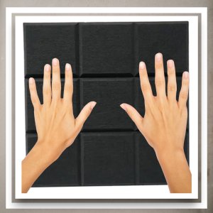 Iteams4Now Panele ścienne filcowe 3d kwadrat zagłówek samoprzylepne akustyczne soft 4