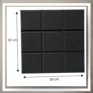 Iteams4Now Panele ścienne filcowe 3d kwadrat zagłówek samoprzylepne akustyczne soft 6