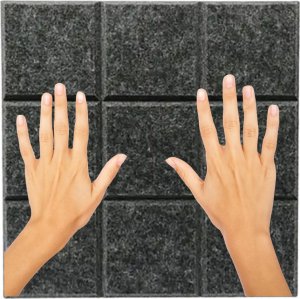 Iteams4Now Panele ścienne filcowe 3d kwadrat zagłówek samoprzylepne akustyczne soft 11