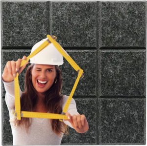 Iteams4Now Panele ścienne filcowe 3d kwadrat zagłówek samoprzylepne akustyczne soft 2