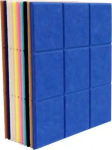 Iteams4Now Panele ścienne filcowe 3d kwadrat zagłówek samoprzylepne akustyczne soft 5