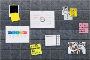 Iteams4Now Panele ścienne filcowe 3d kwadrat zagłówek samoprzylepne akustyczne soft 10