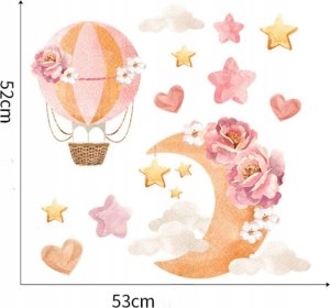 Iteams4Now Naklejka na ścianę balony na szafę meble szybę lustro dla dzieci do pokoju 2