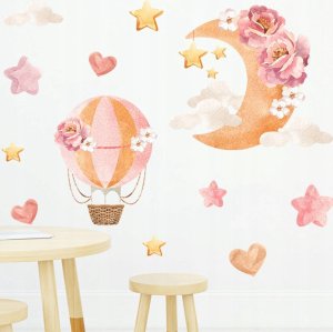 Iteams4Now Naklejka na ścianę balony na szafę meble szybę lustro dla dzieci do pokoju 3