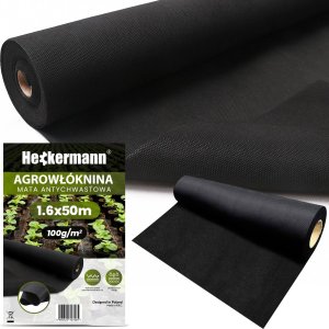 Heckermann Agrowłóknina Heckermann 1,6x50m 100g/m2 Czarna 1