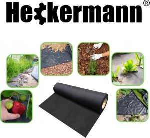 Heckermann Agrowłóknina Heckermann 1,6x50m 100g/m2 Czarna 12