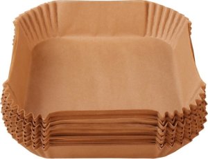 Heckermann Wkład papierowy do frytkownicy beztłuszczowej 6-7L 20x20cm 50szt 13