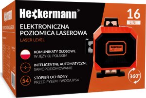Heckermann Poziomica laserowa Heckermann 16 linii 4DH NOWA 14