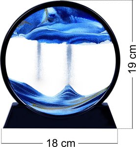 Heckermann Klepsydra z piaskiem Heckermann Czarna 2