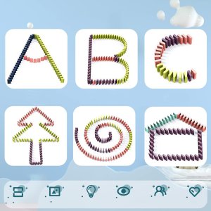 Heckermann Zabawka pociąg domino Heckermann X007-1 3