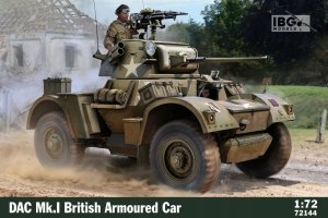 Ibg Model plastikowy DAC Mk.I British Armoured Car 1/72 1