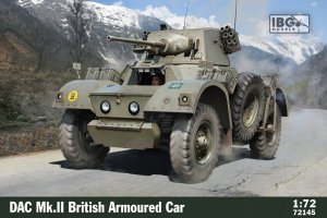 Ibg Model plastikowy DAC Mk.II British Armoured Car 1/72 1