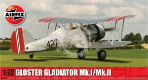 Airfix Model plastikowy Gloster Gladiator Mk.I/Mk.II 1/72 1