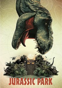 Trefl Puzzle Premium Plus Quality Park Jurajski 1000 elementów 2