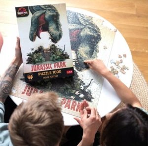 Trefl Puzzle Premium Plus Quality Park Jurajski 1000 elementów 4