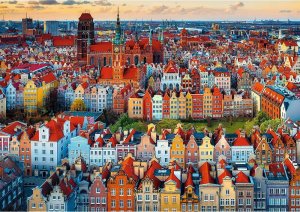 Trefl Puzzle 1000 elementów Premium Plus Quality Widok na Gdańsk, Polska 2