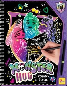 Lisciani Zdrapywanka Sketchbook Scratch reveal Monster High 1