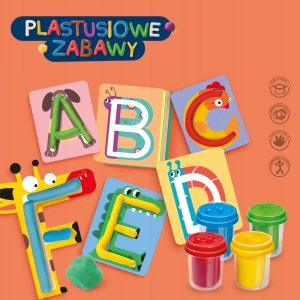 Askato Zestaw Plastusiowe zabawy - Literki 2